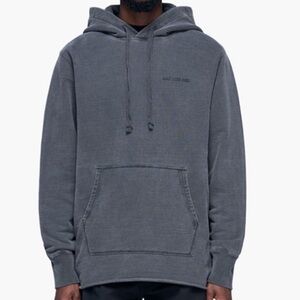 Aime Leon Dore off black gray oversized heavyweight Hoodie size small